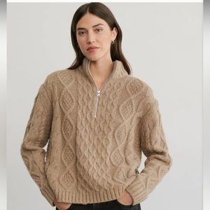 Jenni Kayne cable half zip